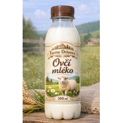 Ovčí mléko plnotučné, 500 ml